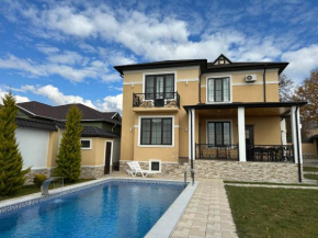 Villa at the center